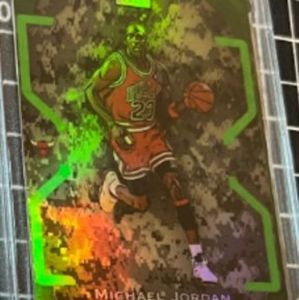 Michael Jordan Legacy Black Camo Border Refractor
